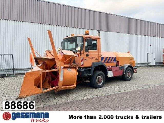 MAN 19.464 4x4 BB, Schneefräse mit Separatmotor Cestni pometači
