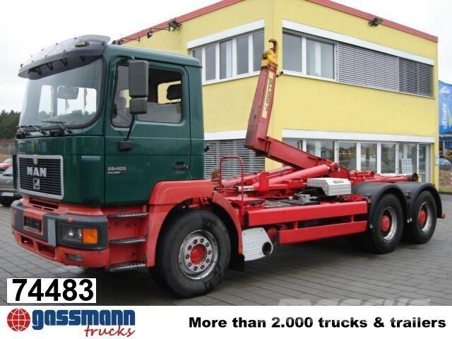MAN 26.403 6x2, Marrell 26.70, AHK 훅 리프트 트럭