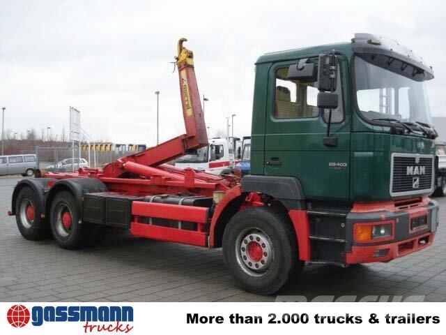 MAN 26.403 6x2, Marrell 26.70, AHK 훅 리프트 트럭