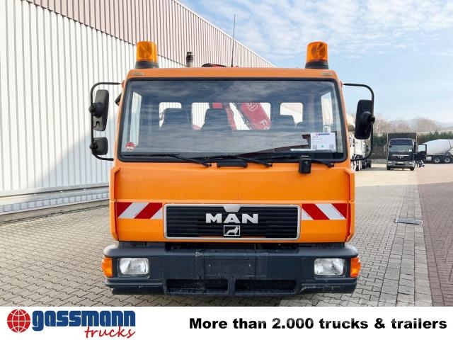 MAN 8.163 4x2 BB mit Kran Fassi F60A.23 Kiper kamioni
