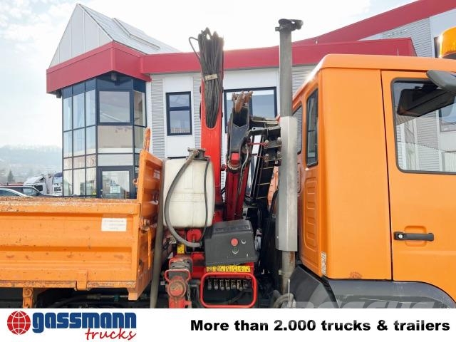 MAN 8.163 4x2 BB mit Kran Fassi F60A.23 Kiper kamioni