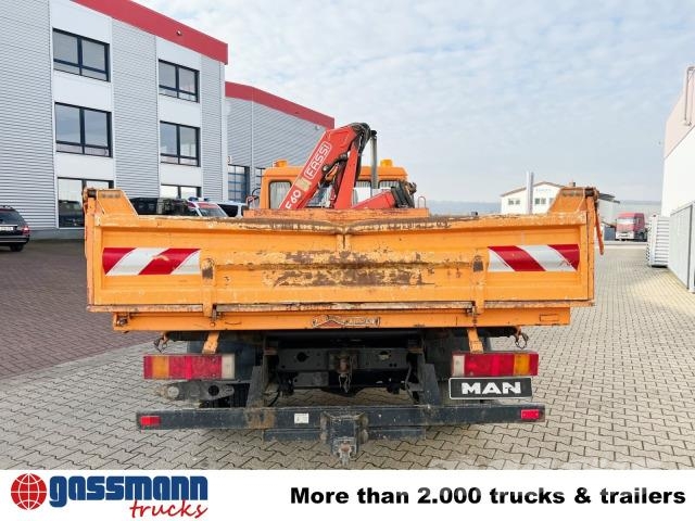 MAN 8.163 4x2 BB mit Kran Fassi F60A.23 Kiper kamioni