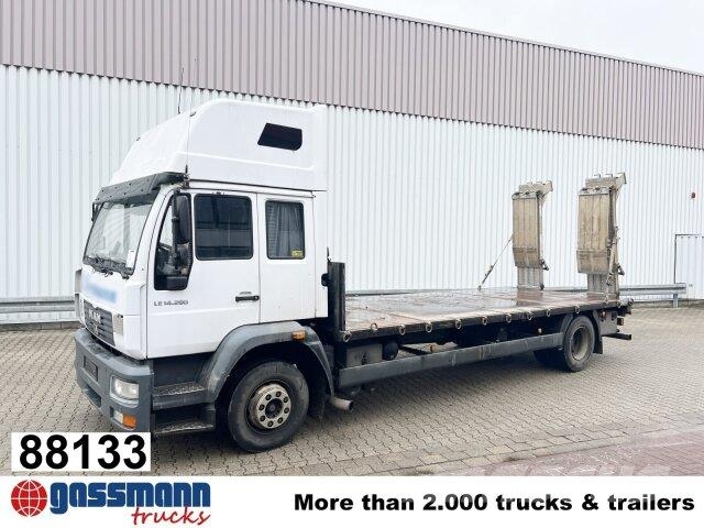 MAN LE 14.280 4x2 BL, Maschinentransporter, 2x AHK Lava-kuorma-autot