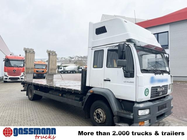 MAN LE 14.280 4x2 BL, Maschinentransporter, 2x AHK Lava-kuorma-autot