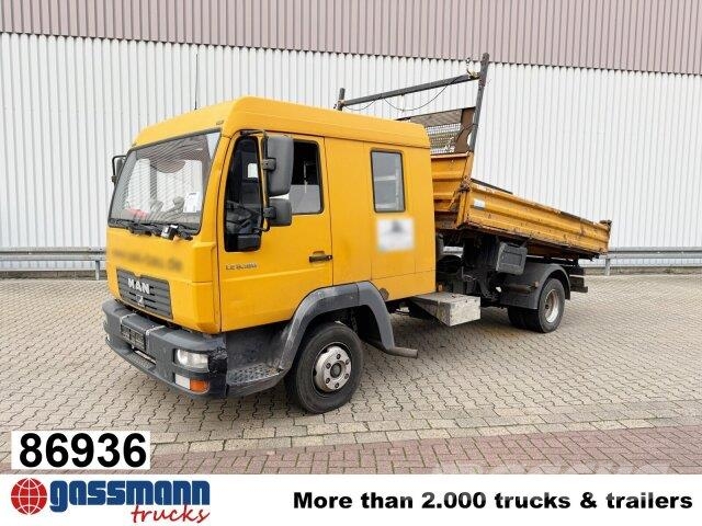 MAN LE 8.180 4X2 BB Doka, 2x AHK 덤프 트럭