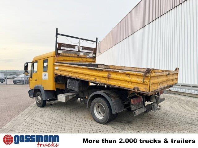 MAN LE 8.180 4X2 BB Doka, 2x AHK 덤프 트럭