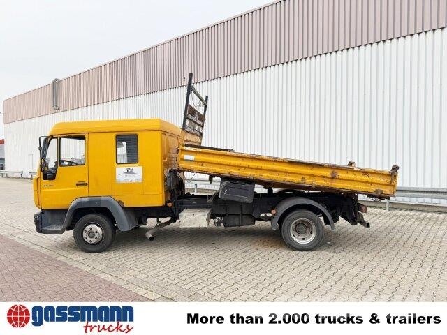 MAN LE 8.180 4X2 BB Doka, 2x AHK 덤프 트럭