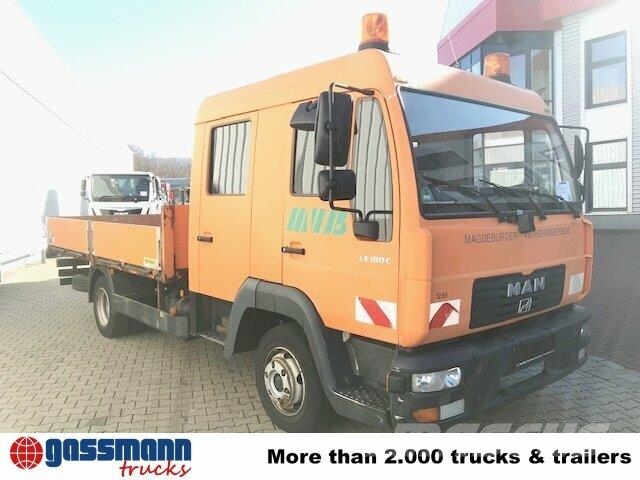 MAN LE 8.185 LC Doka 4x2 BB, 2x AHK Camiones plataforma