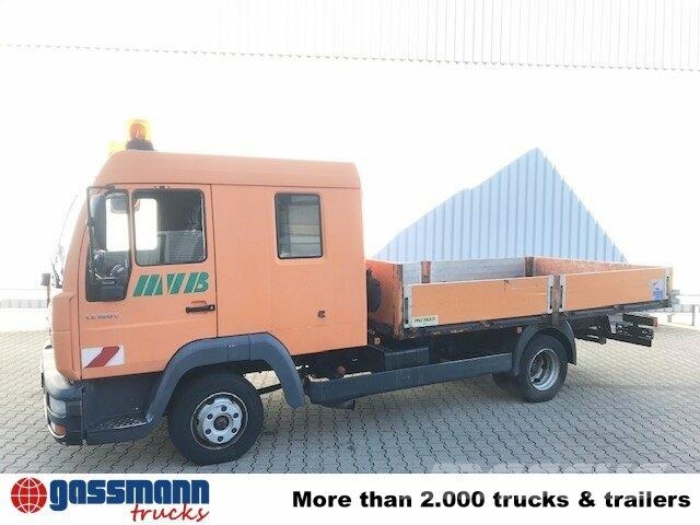 MAN LE 8.185 LC Doka 4x2 BB, 2x AHK Camiones plataforma