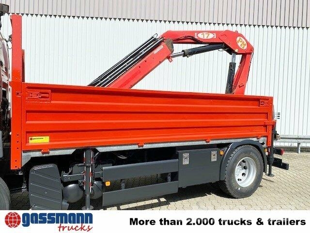MAN TGA 18.400 4x2 BL Pritsche Heckkran PM17523 Φορτηγά Kαρότσα με ανοιγόμενα πλαϊνά