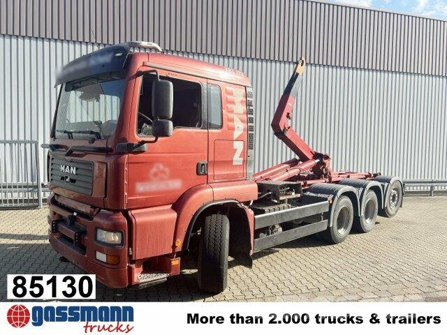 MAN TGA 25.530 8x4-4 BL, Lift-/Lenkachse 훅 리프트 트럭