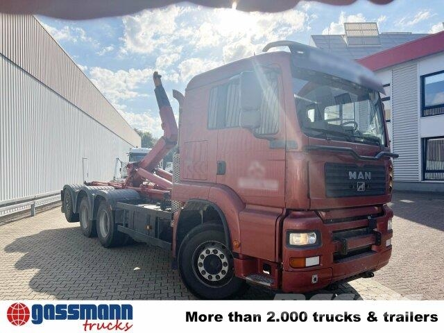 MAN TGA 25.530 8x4-4 BL, Lift-/Lenkachse 훅 리프트 트럭