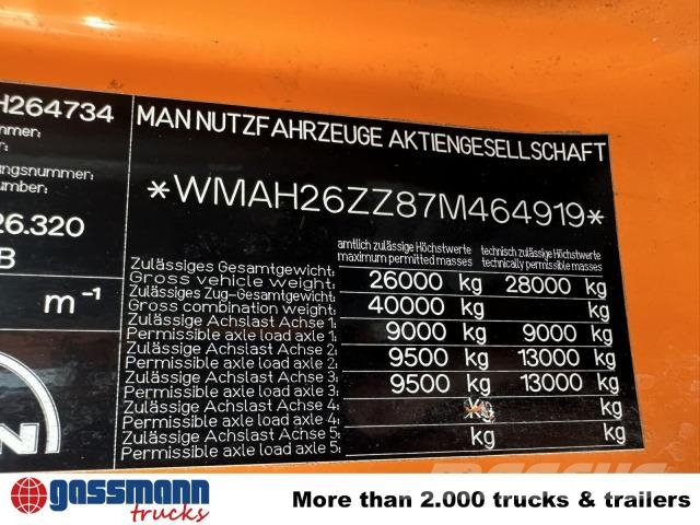 MAN TGA 26.320 6x4 BB Çekiciler