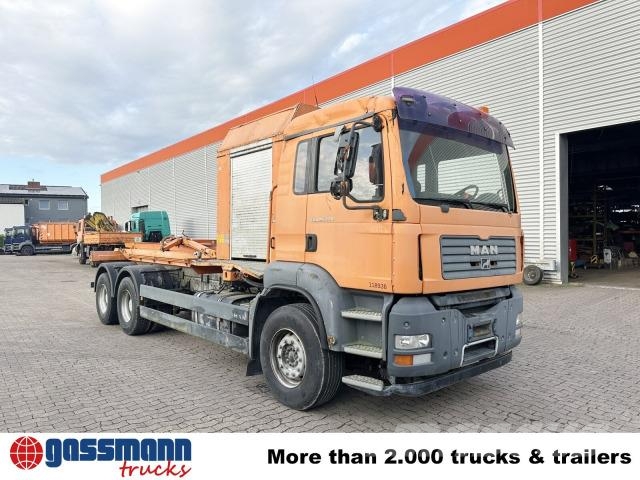 MAN TGA 26.320 6x4 BB mit Wechselbrücke mit 2 Pumpen Varredoras