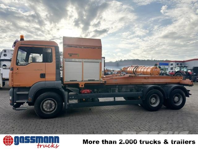 MAN TGA 26.320 6x4 BB mit Wechselbrücke mit 2 Pumpen Varredoras