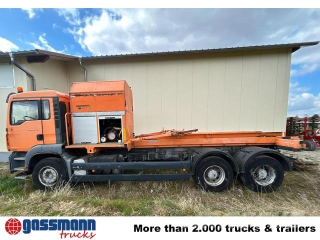 MAN TGA 26.320 6x4 mit Wechselbrücke mit 2 Pumpen Barredoras