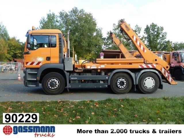 MAN TGA 26.320 6x4H, HydroDrive, Tele-Absetzer Kabelløft lastebiler