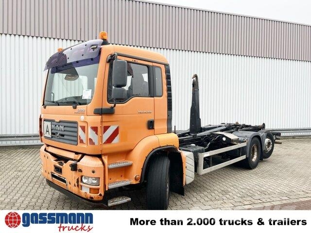 MAN TGA 26.350/400 6x2-2 BL, Lenk-/Liftachse 훅 리프트 트럭