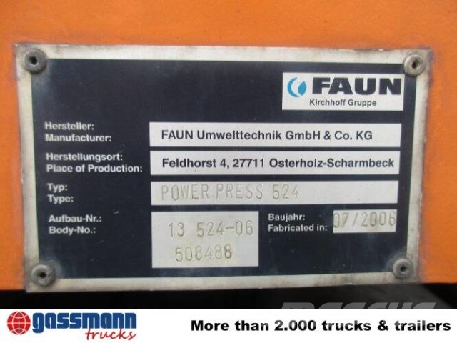 MAN TGA 26.350/400 6x2-2BL FAUN POWER PRESS 524, OHNE 多目的/汎用車両