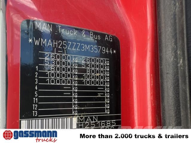 MAN TGA 26.363/410 6x4 BB, 2-S-Alukipper Kipper