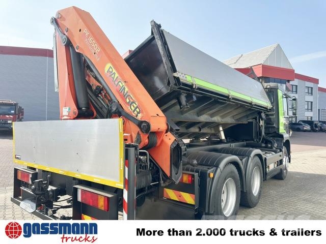 MAN TGA 26.363 6x4 BB, Kran Palfinger PK 16502 C, Camiones bañeras basculantes o volquetes