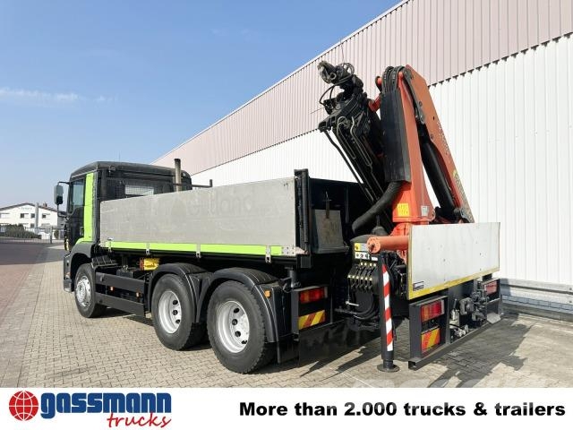 MAN TGA 26.363 6x4 BB, Kran Palfinger PK 16502 C, Camiones bañeras basculantes o volquetes