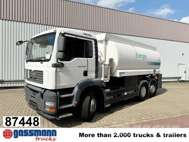 MAN TGA 26.390 6X2-4 BL, Lenk-/Liftachse, Willig Kamioni cisterne