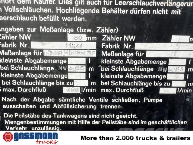 MAN TGA 26.400 6x2-4 BL, A1, Lenk-/Liftachse, ADR, Kamioni cisterne