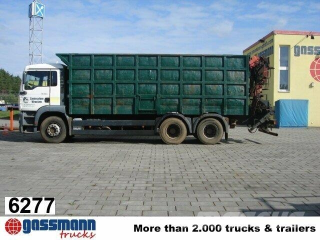 MAN TGA 26.413 BB 6x4 Kran Heckkran Jonsered 1020 Φορτηγά Kαρότσα με ανοιγόμενα πλαϊνά