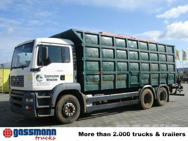 MAN TGA 26.413 BB 6x4 Kran Heckkran Jonsered 1020 Φορτηγά Kαρότσα με ανοιγόμενα πλαϊνά