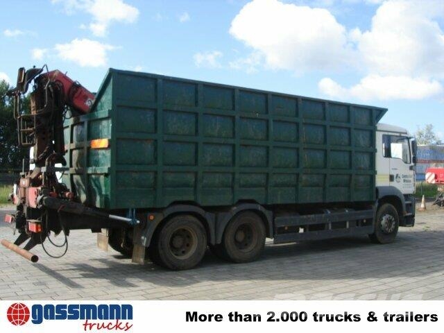 MAN TGA 26.413 BB 6x4 Kran Heckkran Jonsered 1020 Φορτηγά Kαρότσα με ανοιγόμενα πλαϊνά
