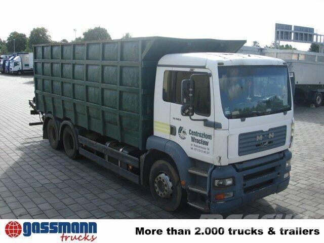 MAN TGA 26.413 BB 6x4 Kran Heckkran Jonsered 1020 Φορτηγά Kαρότσα με ανοιγόμενα πλαϊνά