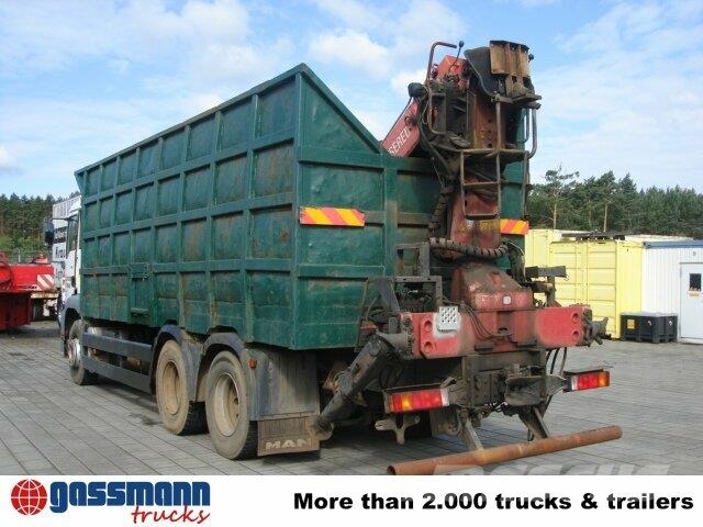 MAN TGA 26.413 BB 6x4 Kran Heckkran Jonsered 1020 Φορτηγά Kαρότσα με ανοιγόμενα πλαϊνά