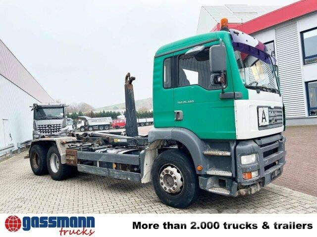MAN TGA 26.463 6x4 BB 훅 리프트 트럭