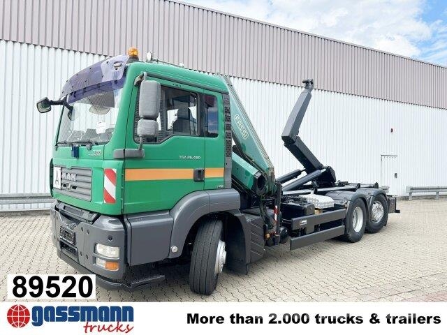 MAN TGA 26.480 6x4H-4 BL, HydroDrive, Kran Fassi F130, Camiones polibrazo