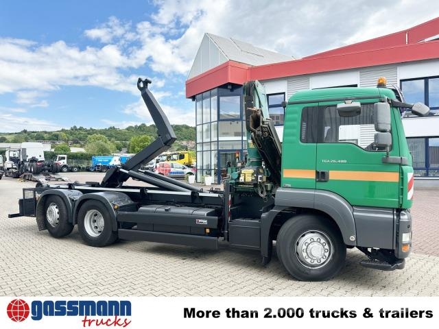 MAN TGA 26.480 6x4H-4 BL, HydroDrive, Kran Fassi F130, Camiones polibrazo