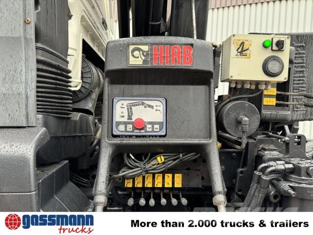 MAN TGA 33.350 6X4 BB mit Kran Hiab 166 E-3 HiDuo, 훅 리프트 트럭