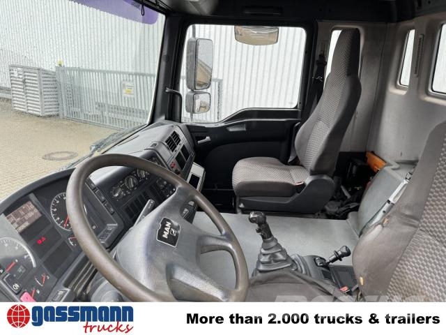 MAN TGA 33.350 6X4 BB mit Kran Hiab 166 E-3 HiDuo, 훅 리프트 트럭