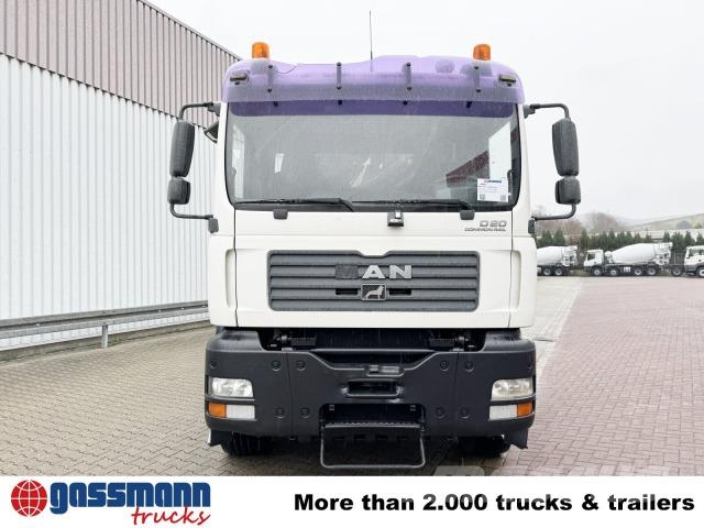 MAN TGA 33.350 6X4 BB mit Kran Hiab 166 E-3 HiDuo, 훅 리프트 트럭