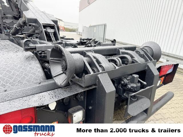 MAN TGA 33.350 6X4 BB mit Kran Hiab 166 E-3 HiDuo, 훅 리프트 트럭
