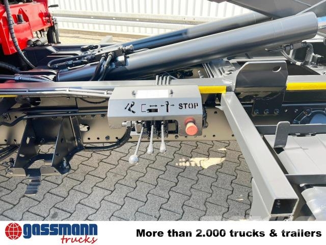MAN TGL 12.180/210 4x2 BB, City-Abroller, Kran AMCO 훅 리프트 트럭
