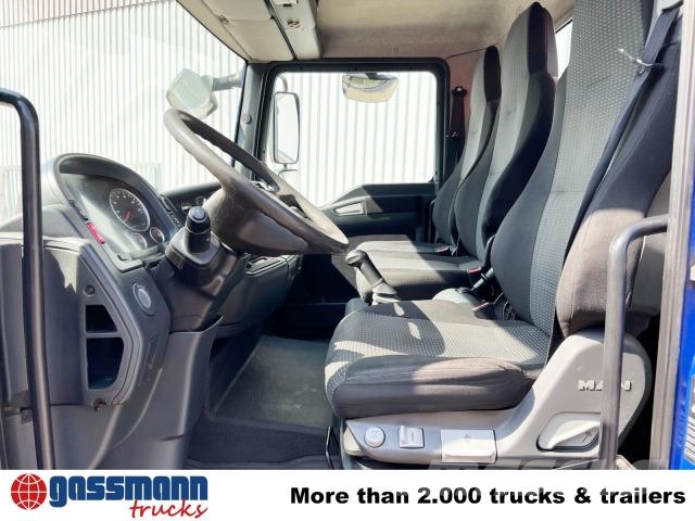 MAN TGL 12.180/210 4x2 BB, City-Abroller, Kran AMCO 훅 리프트 트럭
