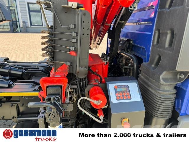 MAN TGL 12.180/210 4x2 BB, City-Abroller, Kran AMCO 훅 리프트 트럭