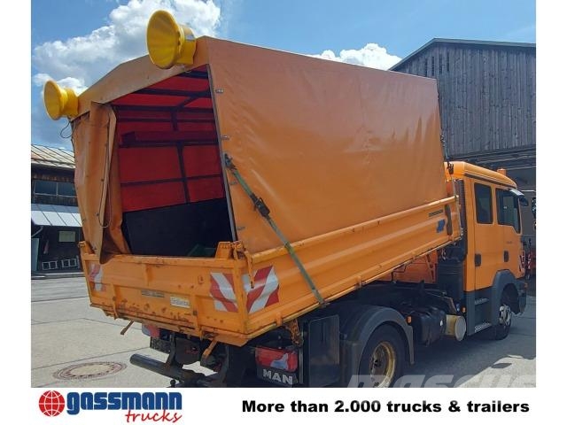 MAN TGL 12.180 4x2 BL DOKA 6-Sitzer 2xAHK Sora- ja kippiautot
