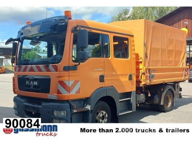 MAN TGL 12.180 4x2 BL DOKA 6-Sitzer 2xAHK Sora- ja kippiautot