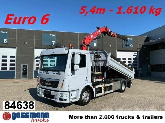 MAN TGL 12.180 4X2 BL mit Kran HMF 900-K1 Kipper
