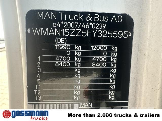 MAN TGL 12.180 4X2 BL mit LBW BÄR Camiones con caja de remolque