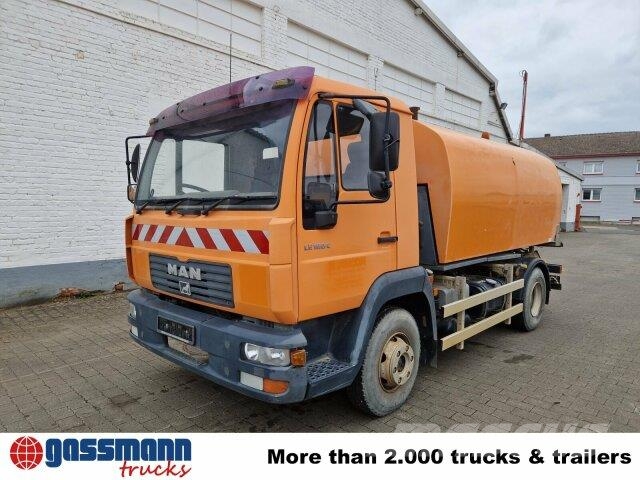 MAN TGL 12.180 , Bucher Kehrmaschine CF 50 Šlavimo technika