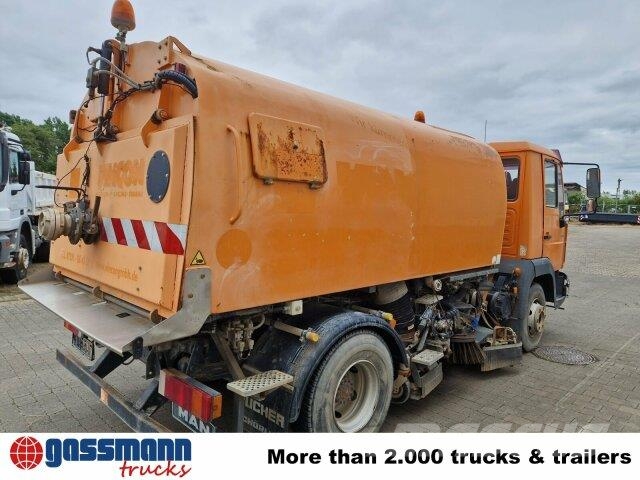 MAN TGL 12.180 , Bucher Kehrmaschine CF 50 Šlavimo technika