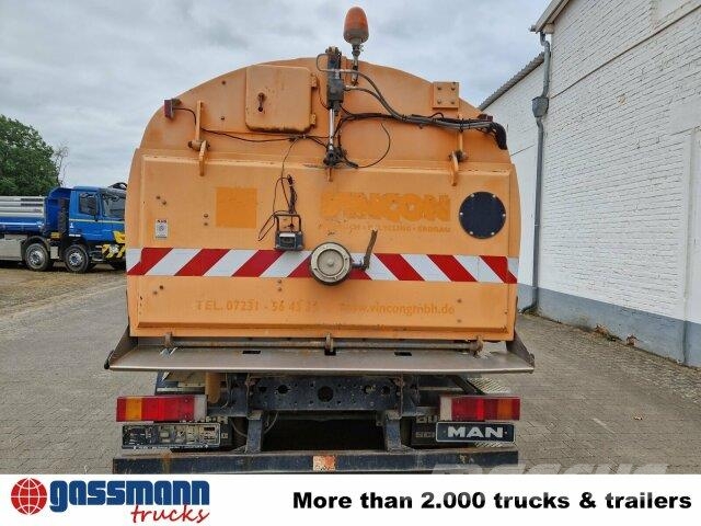 MAN TGL 12.180 , Bucher Kehrmaschine CF 50 Šlavimo technika